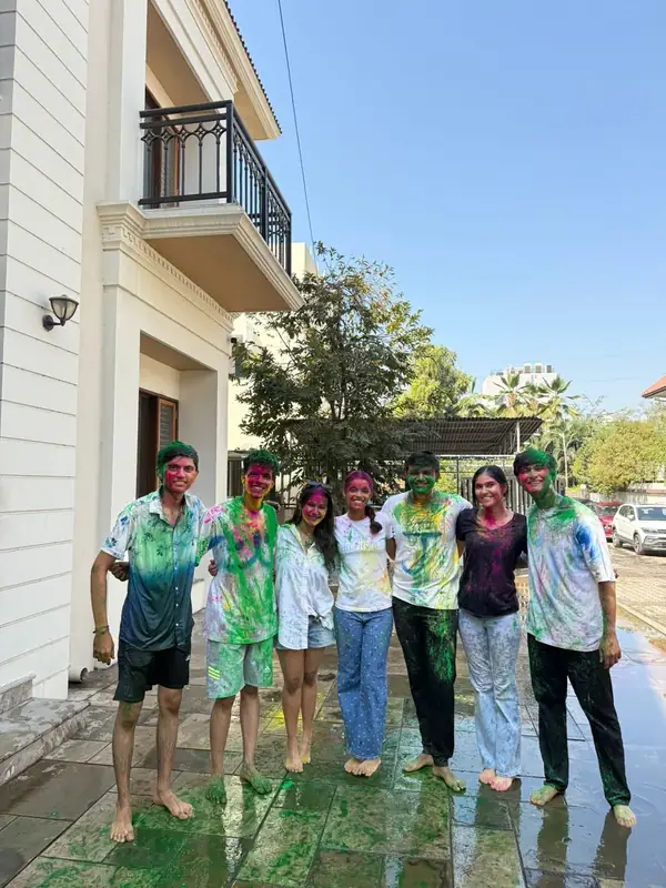 Holi with friends